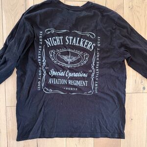 Night Stalkers Special Operations Aviation Regiment LS Tee
